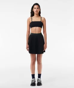 Lacoste Dresses & Skirts-Short Pleated Elastic Waist Skirt