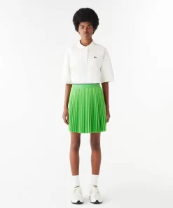 Lacoste Dresses & Skirts-Short Pleated Elastic Waist Skirt