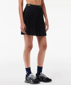 Lacoste Dresses & Skirts-Short Pleated Elastic Waist Skirt