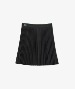 Lacoste Dresses & Skirts-Short Pleated Elastic Waist Skirt