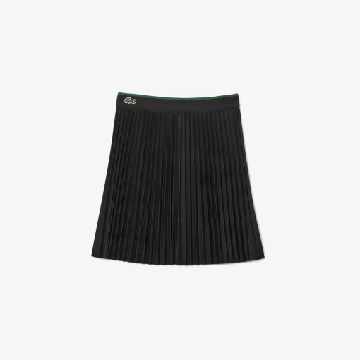 Lacoste Dresses & Skirts-Short Pleated Elastic Waist Skirt