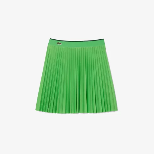 Lacoste Dresses & Skirts-Short Pleated Elastic Waist Skirt