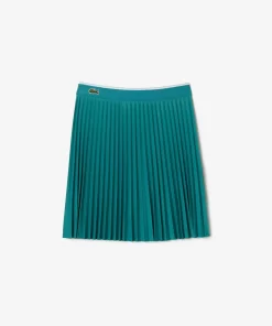 Lacoste Dresses & Skirts-Short Pleated Elastic Waist Skirt