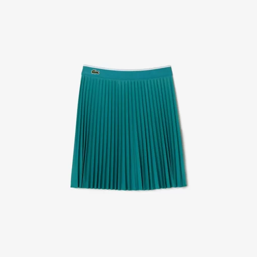 Lacoste Dresses & Skirts-Short Pleated Elastic Waist Skirt