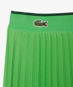 Lacoste Dresses & Skirts-Short Pleated Elastic Waist Skirt