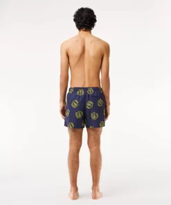 Lacoste Swimwear-Short Printed Swim Trunks