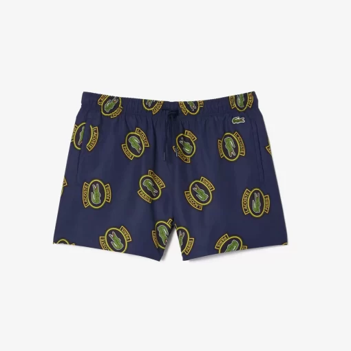 Lacoste Swimwear-Short Printed Swim Trunks