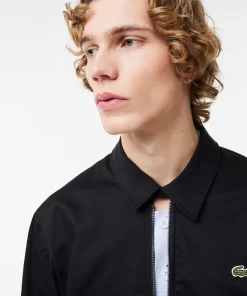 Lacoste Jackets & Coats-Short Showerproof Cotton Jacket