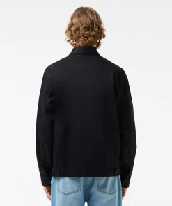 Lacoste Jackets & Coats-Short Showerproof Cotton Jacket