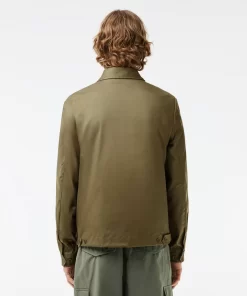 Lacoste Jackets & Coats-Short Showerproof Cotton Jacket