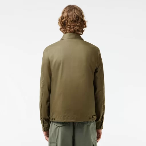 Lacoste Jackets & Coats-Short Showerproof Cotton Jacket