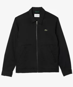 Lacoste Jackets & Coats-Short Showerproof Cotton Jacket