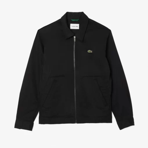 Lacoste Jackets & Coats-Short Showerproof Cotton Jacket