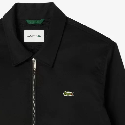 Lacoste Jackets & Coats-Short Showerproof Cotton Jacket