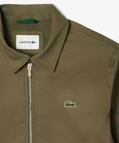 Lacoste Jackets & Coats-Short Showerproof Cotton Jacket