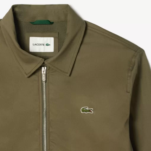 Lacoste Jackets & Coats-Short Showerproof Cotton Jacket