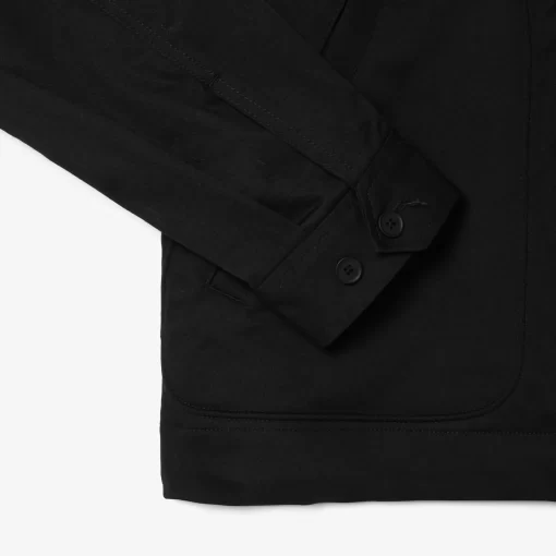 Lacoste Jackets & Coats-Short Showerproof Cotton Jacket