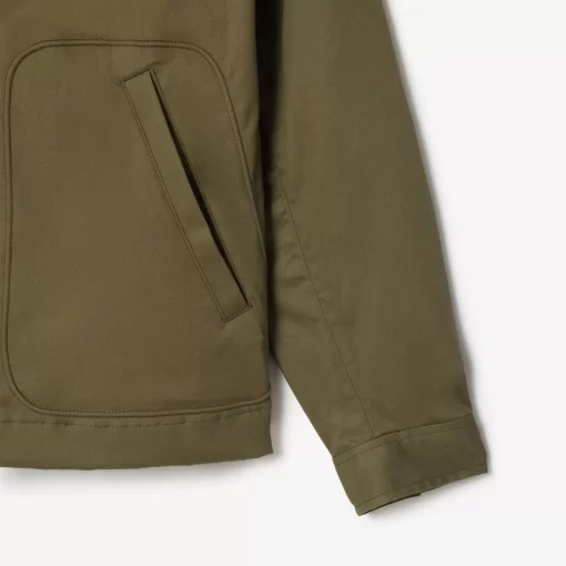 Lacoste Jackets & Coats-Short Showerproof Cotton Jacket