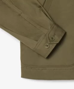 Lacoste Jackets & Coats-Short Showerproof Cotton Jacket