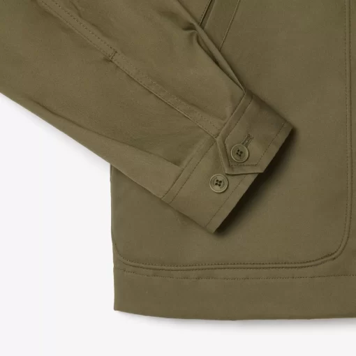 Lacoste Jackets & Coats-Short Showerproof Cotton Jacket