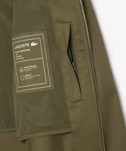 Lacoste Jackets & Coats-Short Showerproof Cotton Jacket