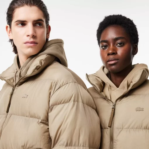 Lacoste Jackets & Coats-Short Showerproof Puffer Jacket