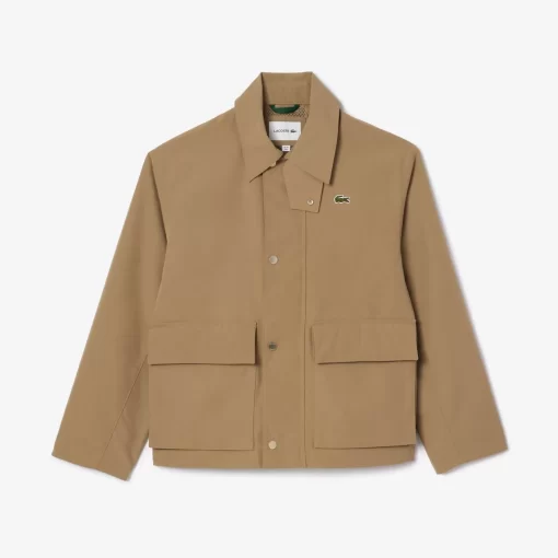 Lacoste Jackets & Coats-Short Showerproof Snaps Down Jacket