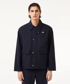 Lacoste Jackets & Coats-Short Showerproof Snaps Down Jacket