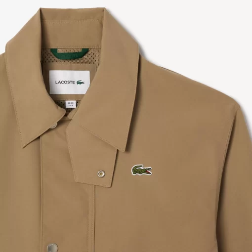 Lacoste Jackets & Coats-Short Showerproof Snaps Down Jacket