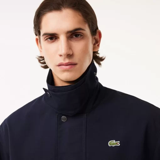 Lacoste Jackets & Coats-Short Showerproof Snaps Down Jacket