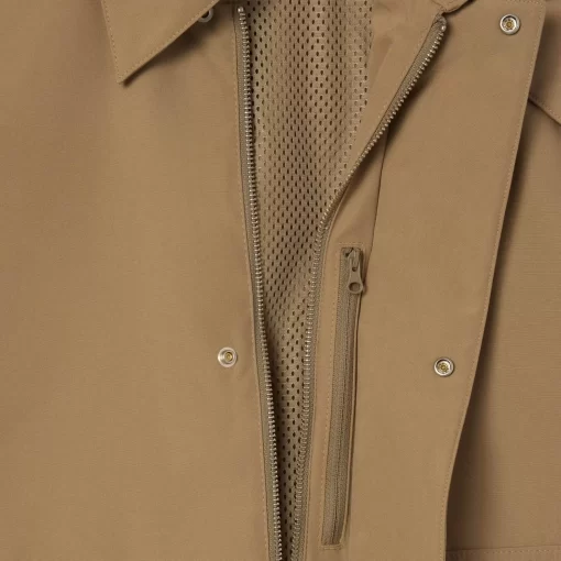 Lacoste Jackets & Coats-Short Showerproof Snaps Down Jacket