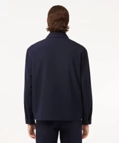 Lacoste Jackets & Coats-Short Showerproof Snaps Down Jacket