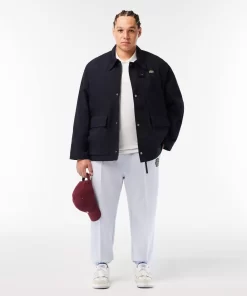 Lacoste Jackets & Coats-Short Showerproof Snaps Down Jacket