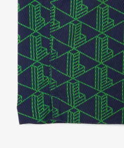 Lacoste Shirts-Short Sleeved Monogram Print Shirt