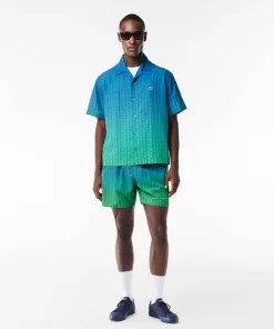 Lacoste Shirts-Short Sleeved Ombre Effect Uv Protect Shirt