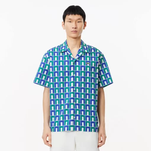 Lacoste Shirts-Short Sleeved Robert George Print Shirt