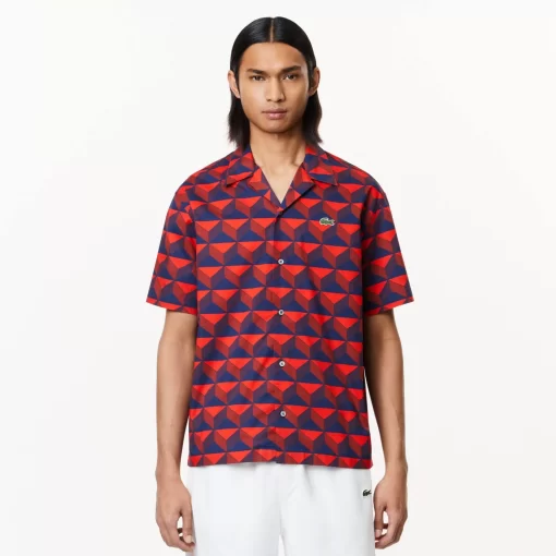 Lacoste Shirts-Short Sleeved Robert George Print Shirt