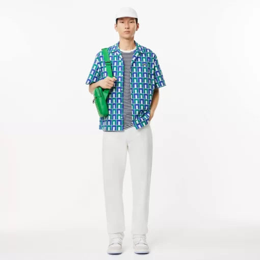 Lacoste Shirts-Short Sleeved Robert George Print Shirt