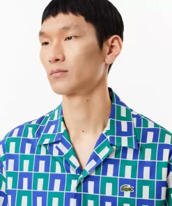 Lacoste Shirts-Short Sleeved Robert George Print Shirt