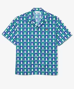 Lacoste Shirts-Short Sleeved Robert George Print Shirt