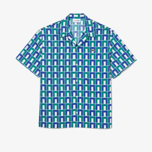 Lacoste Shirts-Short Sleeved Robert George Print Shirt