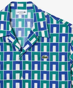 Lacoste Shirts-Short Sleeved Robert George Print Shirt