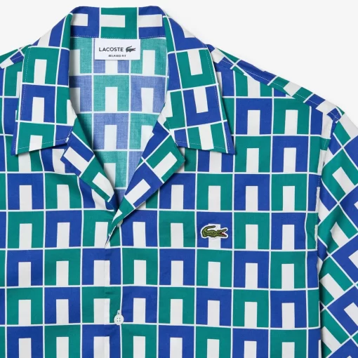 Lacoste Shirts-Short Sleeved Robert George Print Shirt