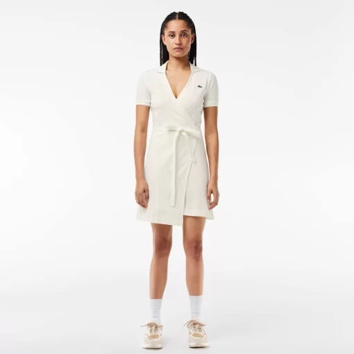 Lacoste Dresses & Skirts-Short Sleeved Stretch Pique Dress