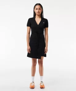 Lacoste Dresses & Skirts-Short Sleeved Stretch Pique Dress