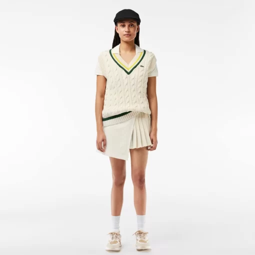 Lacoste Dresses & Skirts-Short Sleeved Stretch Pique Dress