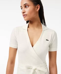 Lacoste Dresses & Skirts-Short Sleeved Stretch Pique Dress