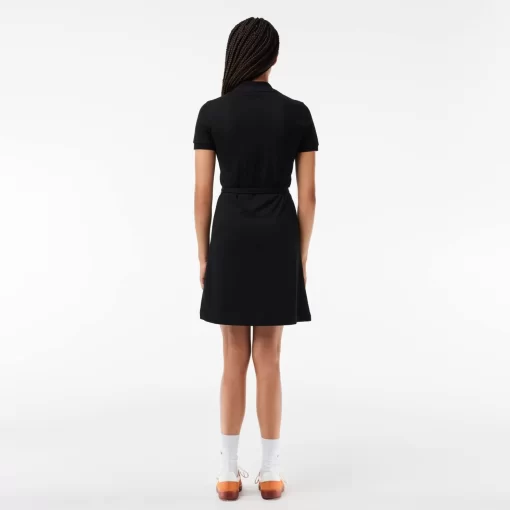 Lacoste Dresses & Skirts-Short Sleeved Stretch Pique Dress