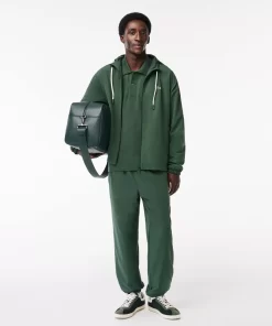 Lacoste Tracksuits-Short Water-Resistant Sportsuit Jacket With Removable Hood