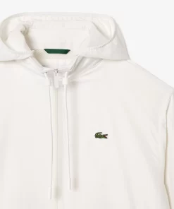 Lacoste Tracksuits-Short Water-Resistant Sportsuit Jacket With Removable Hood